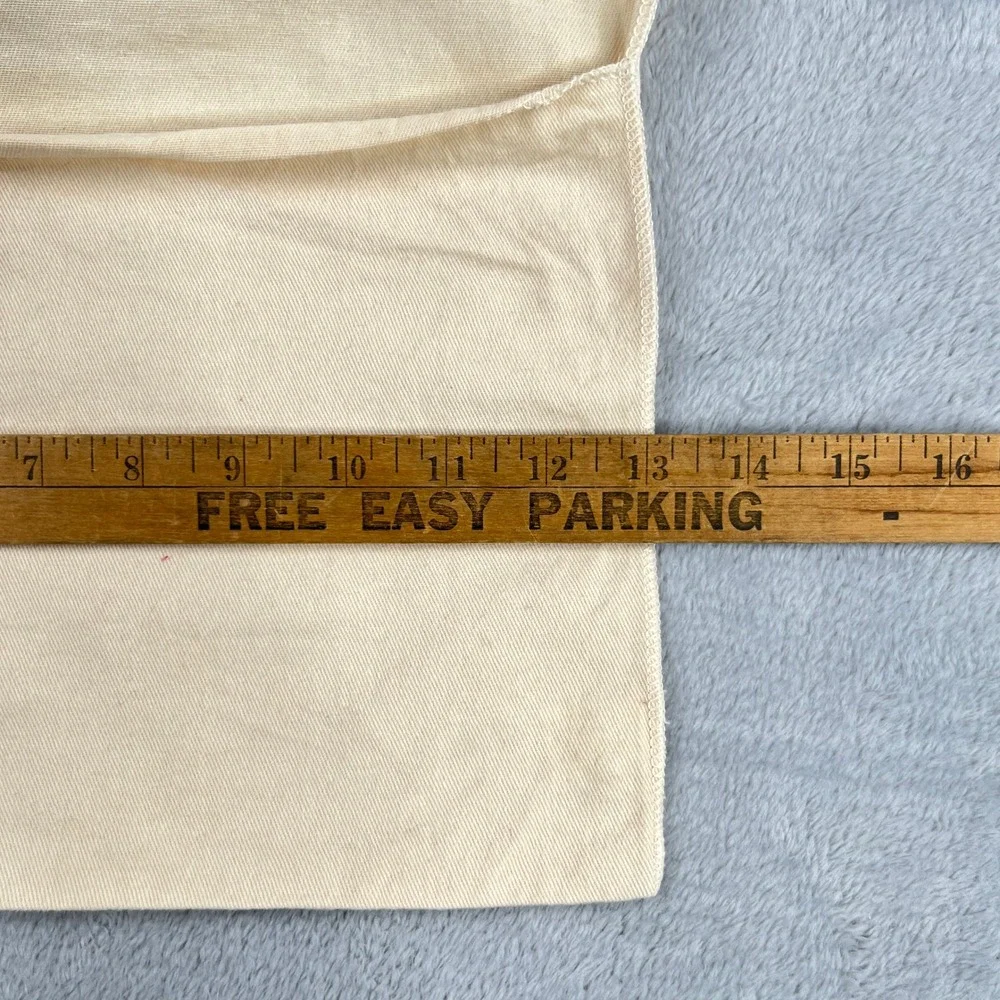 Louis Vuitton Original Cotton Flap Dust Bag 9.5x6 Tan Wallet Pouch Storage Bag